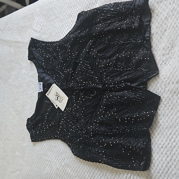 SWEET SUE VTG BEADED VEST SIZE 2X NEW WITH TAGS - Picture 8 of 14